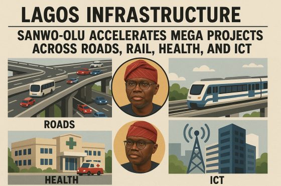 LAGOS INFRASTRUCTURE: Sanwo-Olu Accelerates Mega Projects Across Roads, Rail, Health, and ICT.